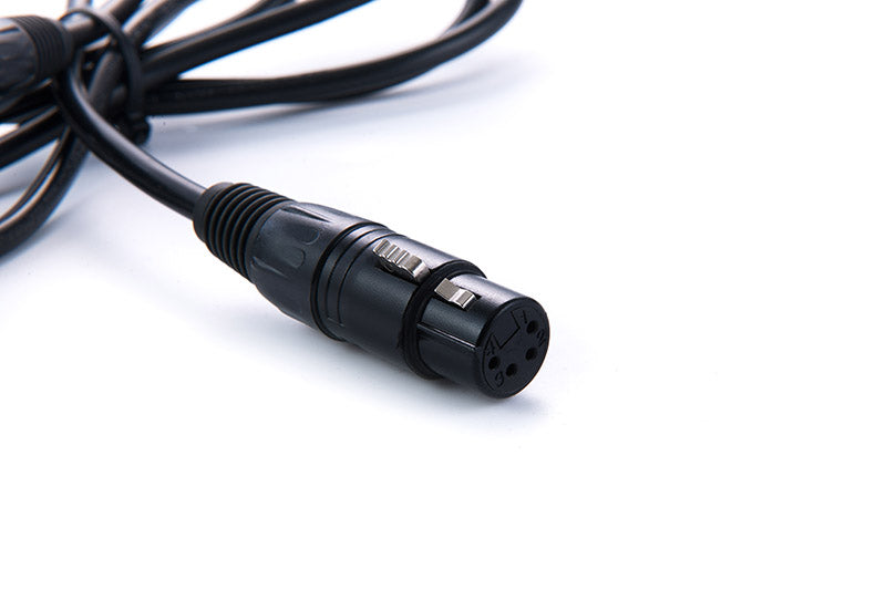 Rolux 4-Pin XLR Female with 4-Pins Male Connector