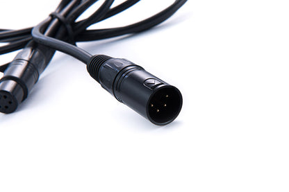 Rolux 4-Pin XLR Female with 4-Pins Male Connector — 3