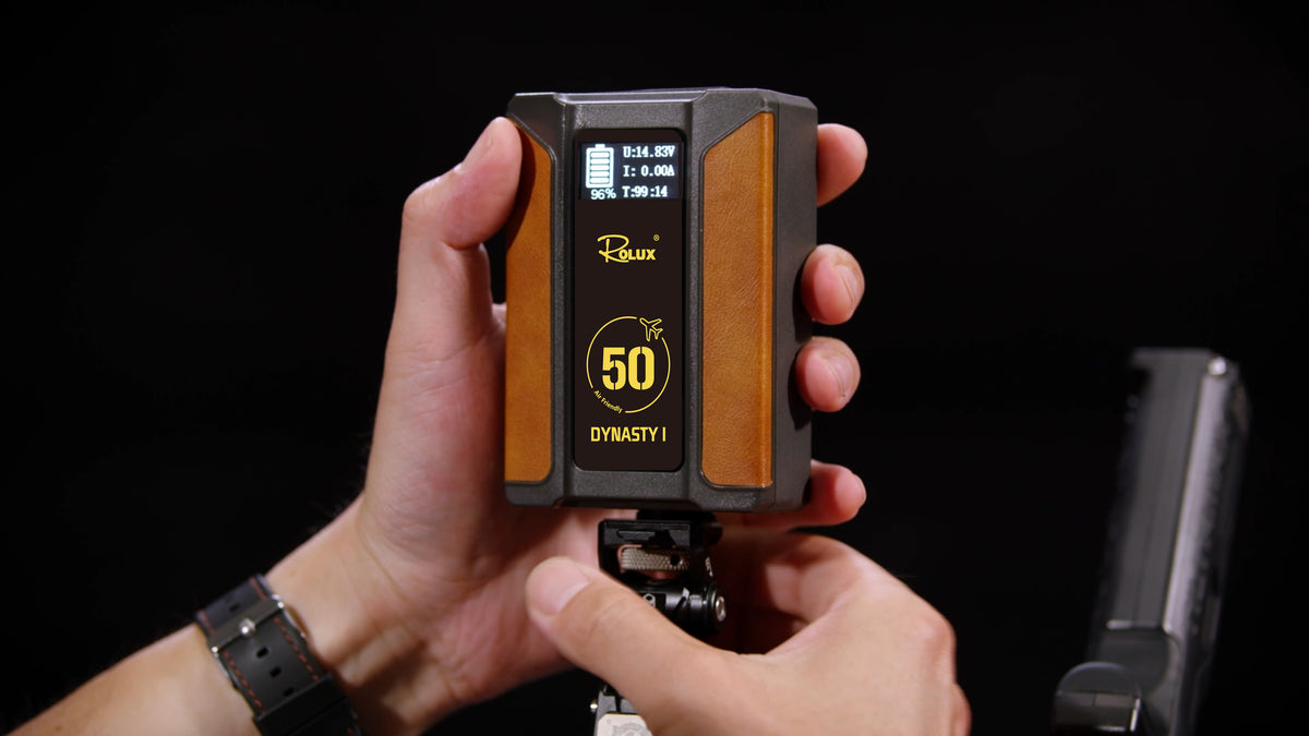 Rolux V-Mount-batteri Dynasty I 50Wh 14,8V 3450mAh — 8