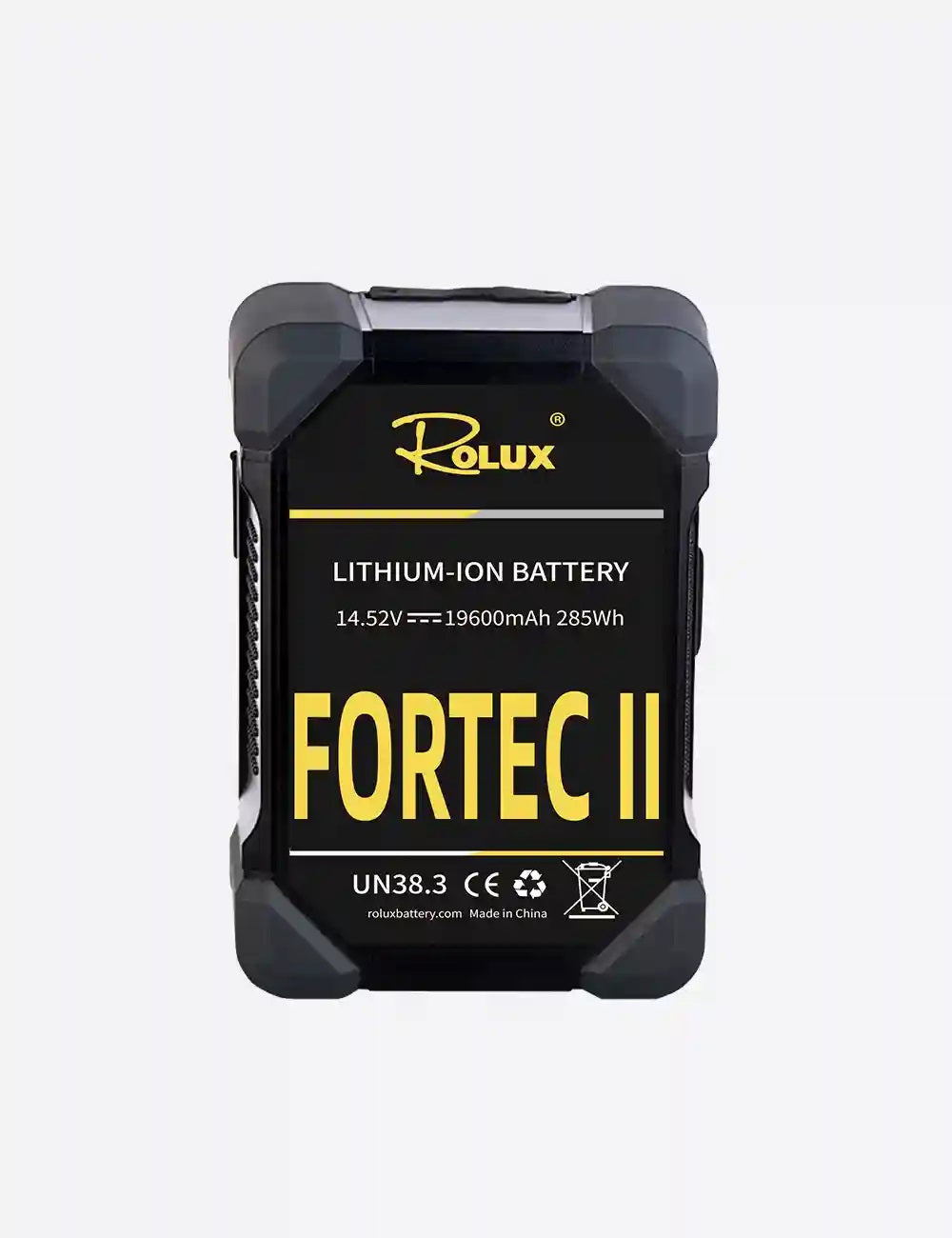 Rolux V-Mount-batteri Fortec II 282Wh 14,4V 19400mAh
