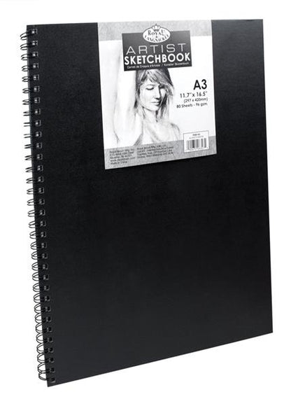 Royal & Langnickel Sketchbooks - Spiral Hardcover - A3 - 80 sheets