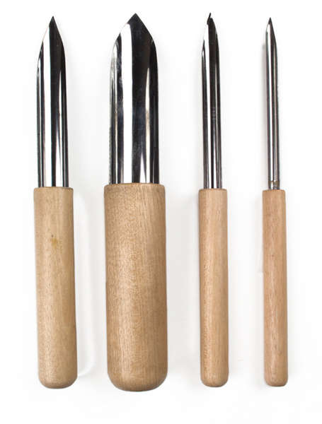 Royal & Langnickel Wooden clay drills - 4-delige set - Muotoilu ja kuvanveisto