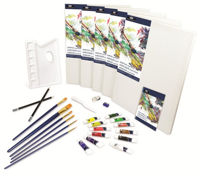 Royal & Langnickel Acrylic Painting Art Sets - Studio Complete - 30-pack - Akrylfärg