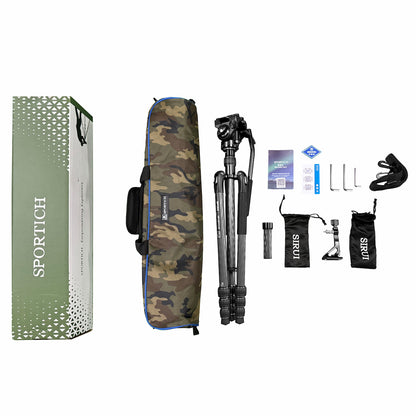 Sirui Sportich Carbon Fiber Tripod SP024+B5X — 7