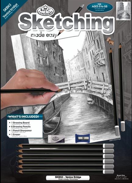 R&L Sketching Made Easy Standard - Venice Bridge - Mal efter tal