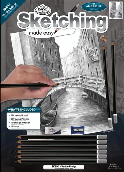 R&L Sketching Made Easy Standard - Venice Bridge - Mal efter tal