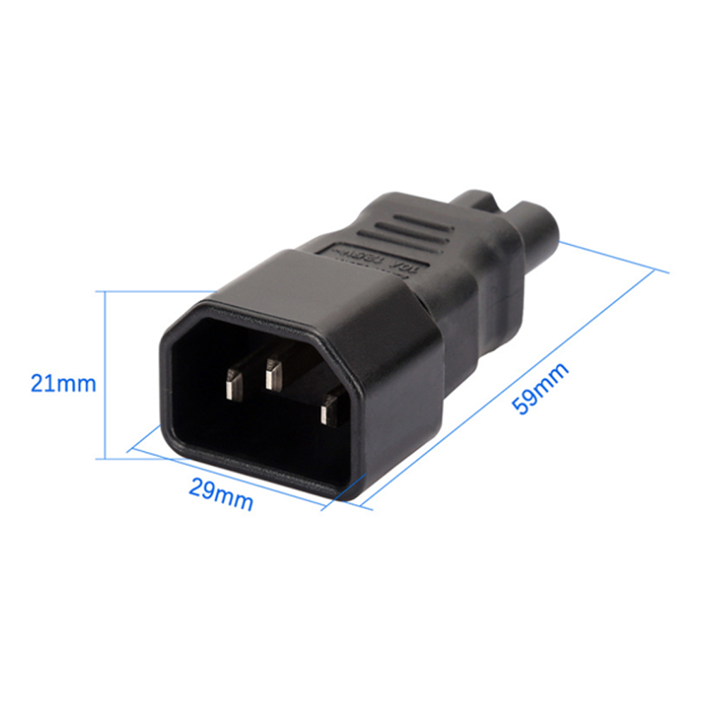 StudioKing Adapter Set PCA-C7A för C7 till C14 Effekt Kablar — 3