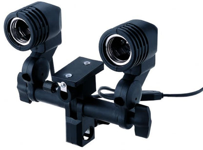 StudioKing Universal E27 Lamphållare med 2 Uttag DLE27D