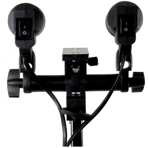 StudioKing Universal E27 Lamphållare med 2 Uttag DLE27D — 2