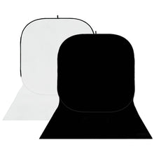 StudioKing Bakgrund Skiva BBT-01-20 Vit/Svart 150x400 cm
