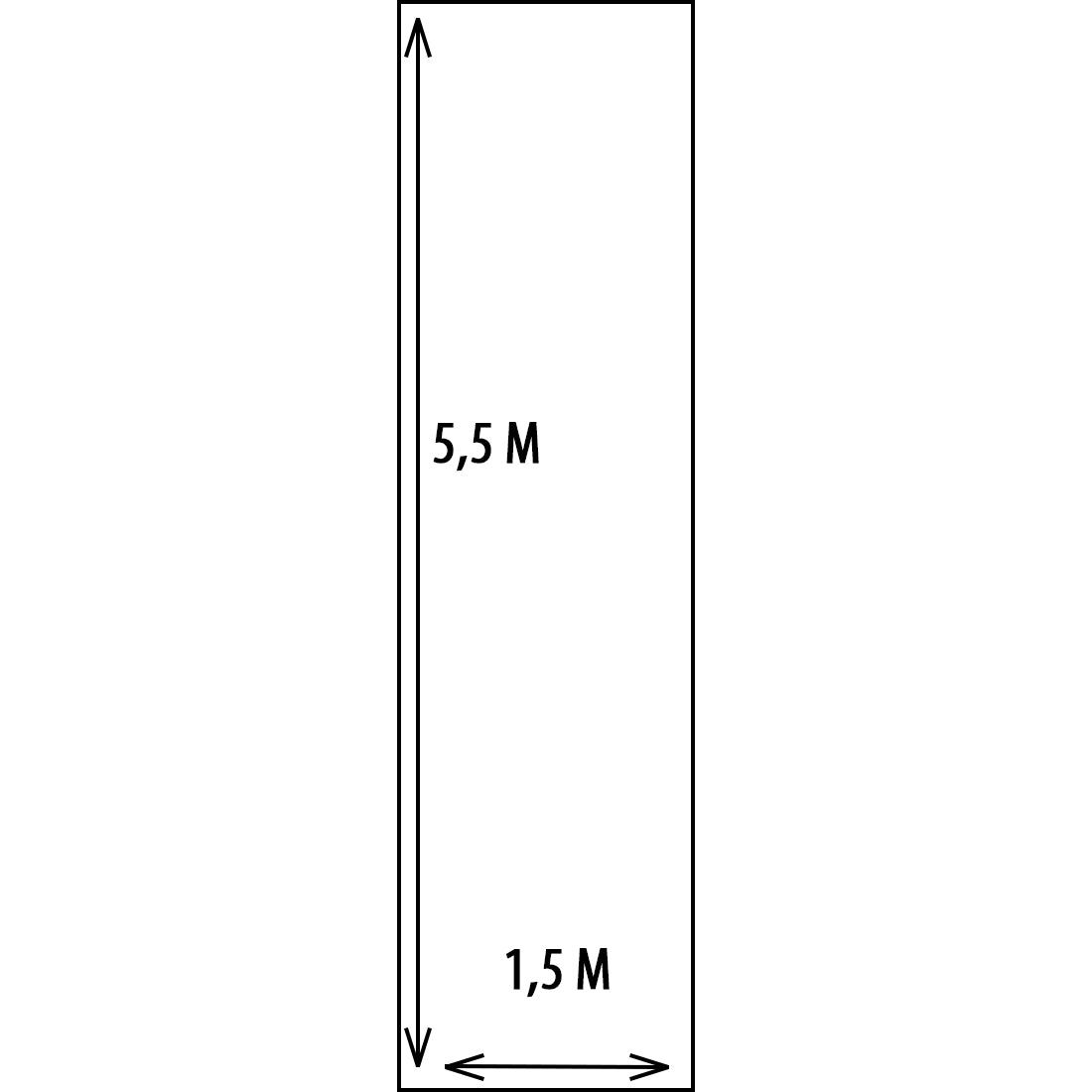 StudioKing Background Super Flexiglass 1,45 x 5 m — 3