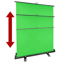 StudioKing Upprullningsbar greenscreen FB-150200FG 150x200 cm Chroma Grön