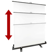 StudioKing Upprullningsbar bakgrundsskärm FB-150200FW 150x200 cm Vit — 2