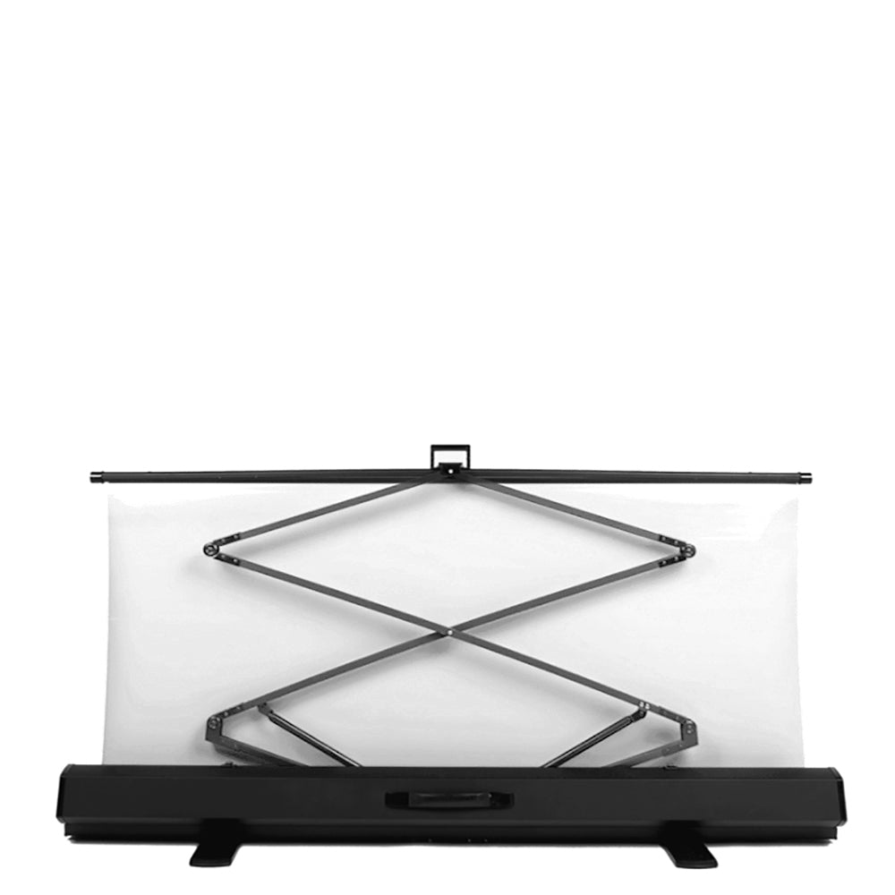 StudioKing Fondale avvolgibile FB-150200FW 150x200 cm Bianco — 5