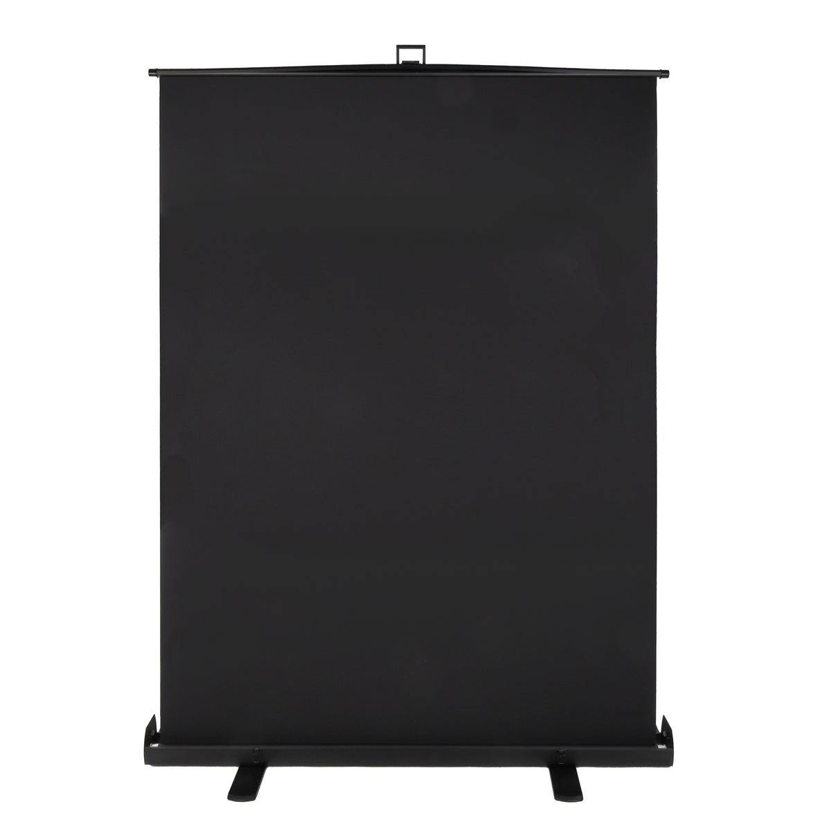 StudioKing Roll-Up Background Screen FB-150200FB 150x200 cm Black — 2