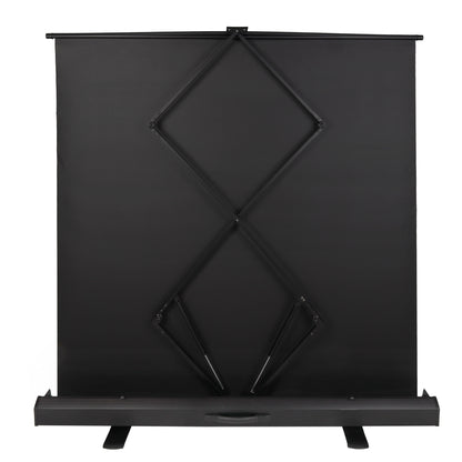 StudioKing Roll-Up Background Screen FB-150200FB 150x200 cm Black — 3