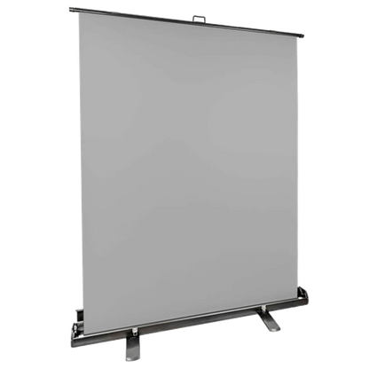 StudioKing Roll-Up Background Screen FB-150200FGR 150x200 cm Grey