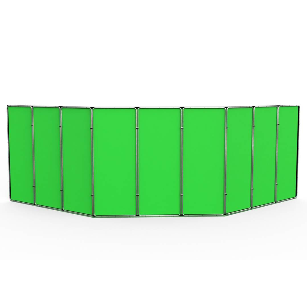 StudioKing Panoramisk Baggrund Greenscreen FSF-240900PT 240x900cm — 2