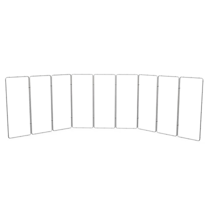 StudioKing Panoramisk Baggrund Greenscreen FSF-240900PT 240x900cm — 3