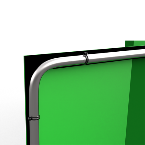 StudioKing Panoramisk Baggrund Greenscreen FSF-240900PT 240x900cm — 5