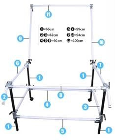 StudioKing Fotobord FST-13240 130x240 cm — 2
