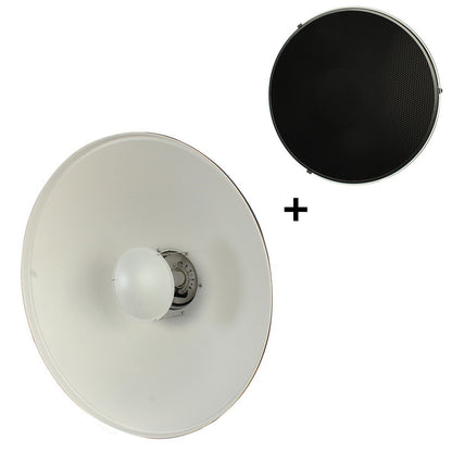 StudioKing Beauty dish Vit SK-BD550W 55 cm med Bikakeraster