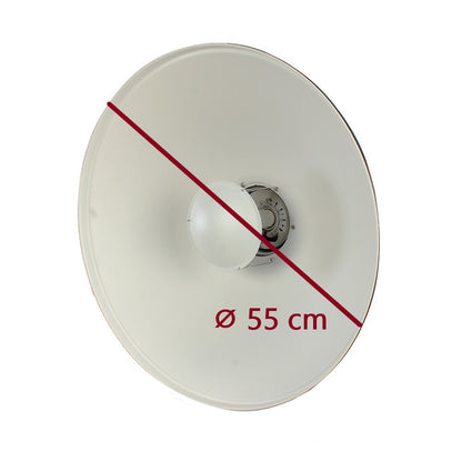 StudioKing Beauty dish Vit SK-BD550W 55 cm med Bikakeraster — 2