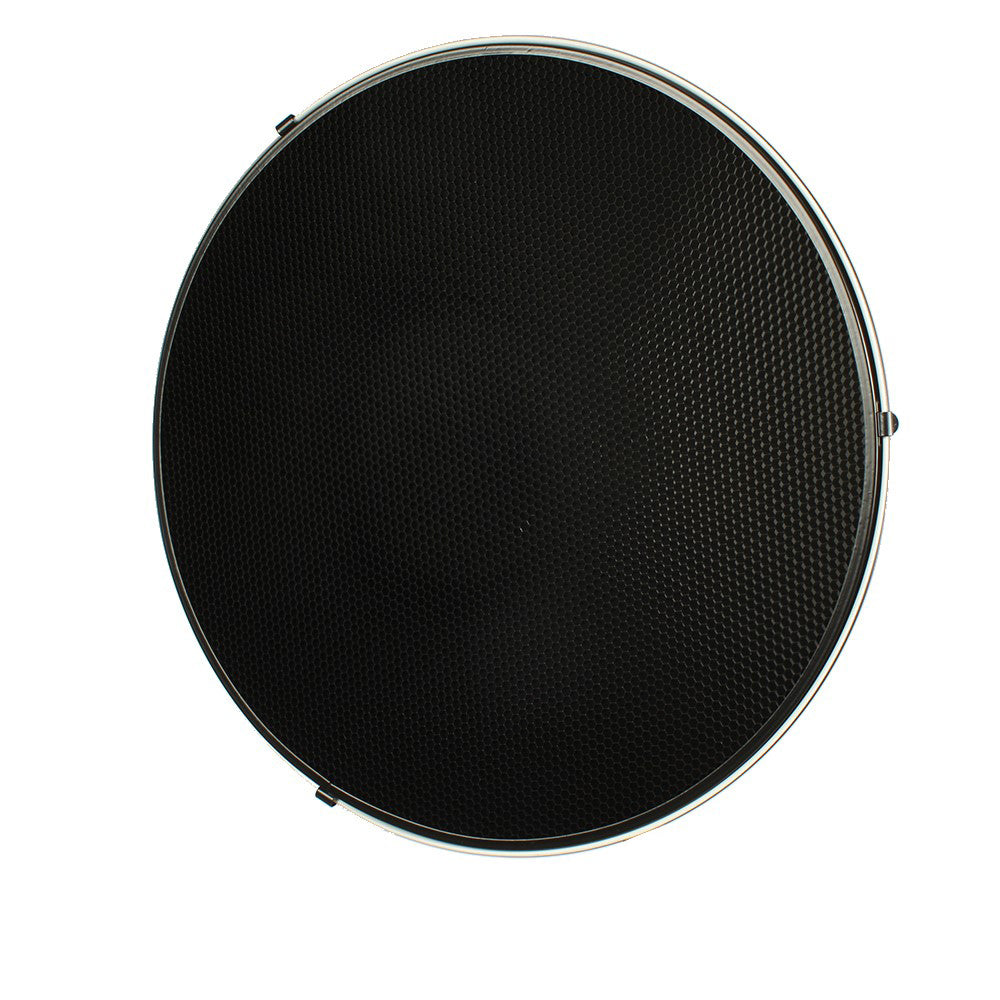 StudioKing Beauty dish Argento SK-BD700 70 cm con Griglia a nido d'ape — 3