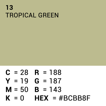 Superior Background Paper 13 Tropical Green 1.35 x 11m — 5