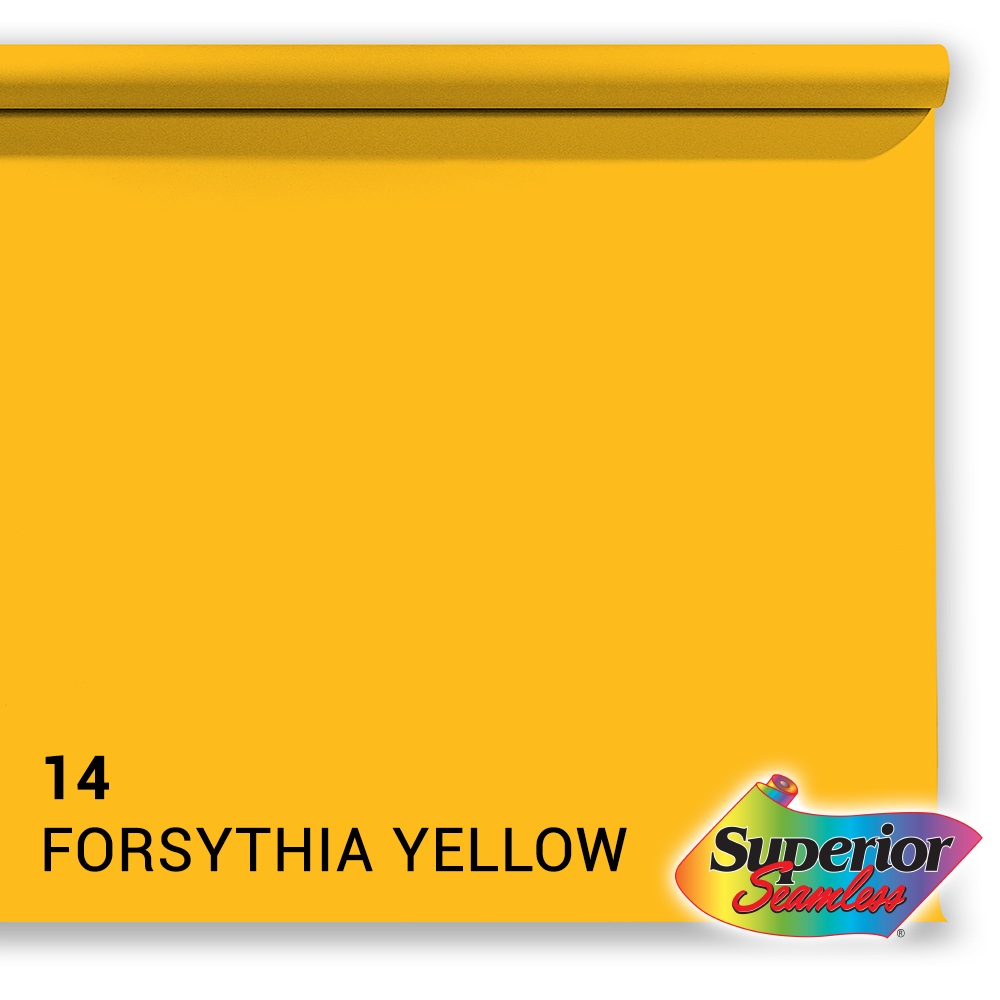 Superior Baggrundspapir 14 Forsythia Gul 1.35 x 11m
