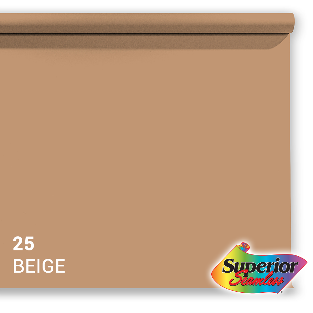 Superior Baggrundspapir 25 Beige 1.35 x 11m