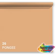 Superior Fondale di carta 26 Pongee 1.35 x 11m