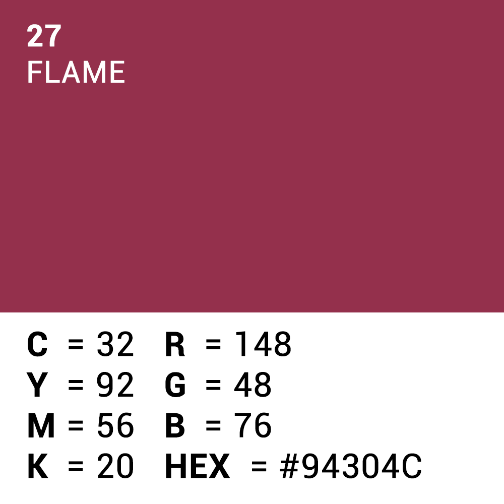 Superior Paperitausta 27 Flame 1.35 x 11m — 5