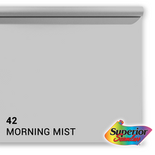 Superior Fondale di carta 42 Morning Mist 1.35 x 11m