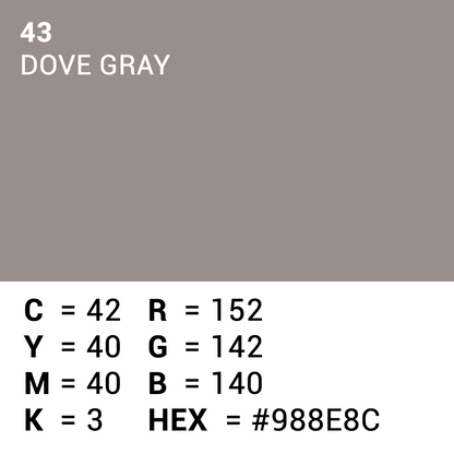 Superior Baggrundspapir 43 Dove Grå 1.35 x 11m — 5