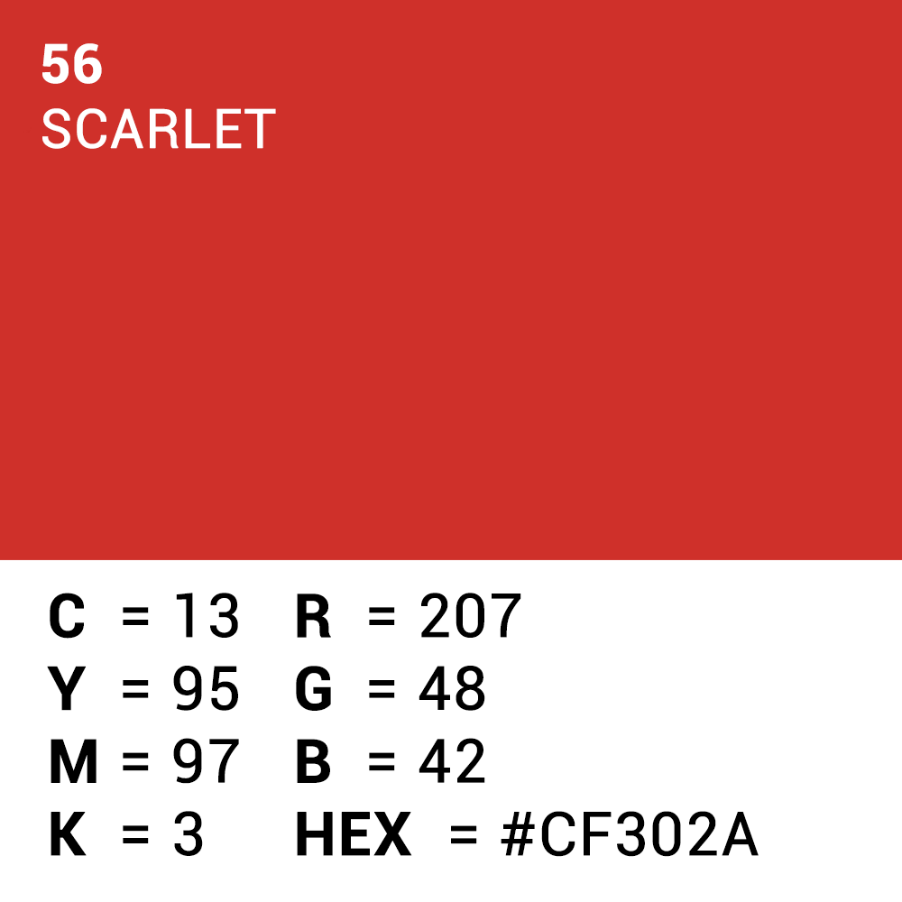 Superior Background Paper 56 Scarlet 1.35 x 11m — 5