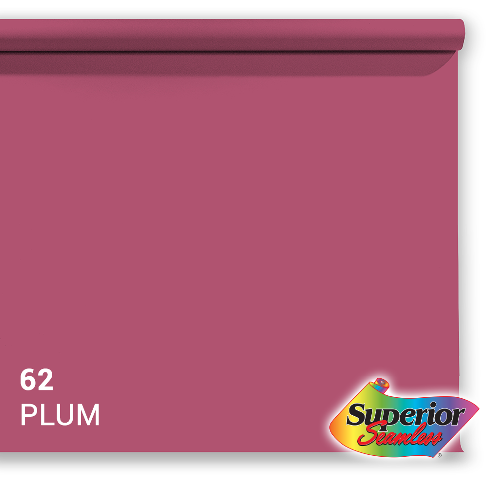 Superior Bakgrundspapper 62 Plum 1.35 x 11m