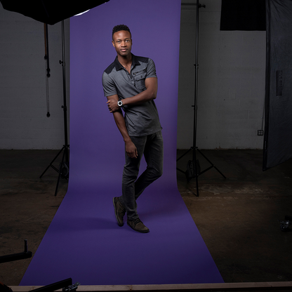 Superior Background Paper 68 Deep Purple 1.35 x 11m — 4