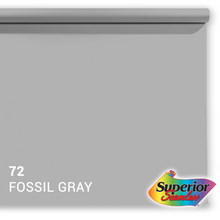 Superior Fondale di carta 72 Fossil Grigio 1.35 x 11m