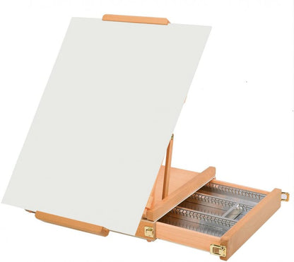 Meeden Studio Sketchbox Table Easel with Metal Lined Drawer - Cavalletti