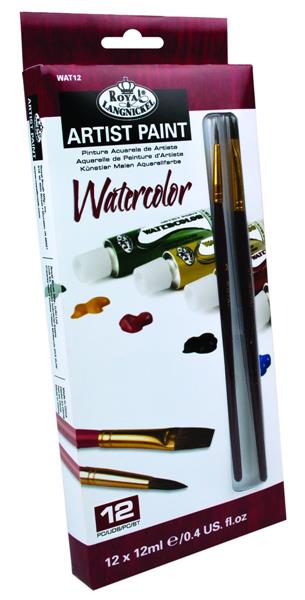 Royal & Langnickel Water Colour Sets - Essentials - 12-pak - Akvarelmaling