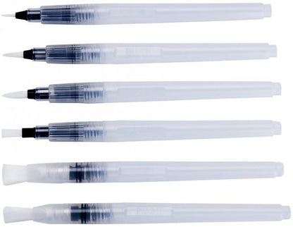 Meeden Water Brushes with Reservoirs - 6 pack - Pensler