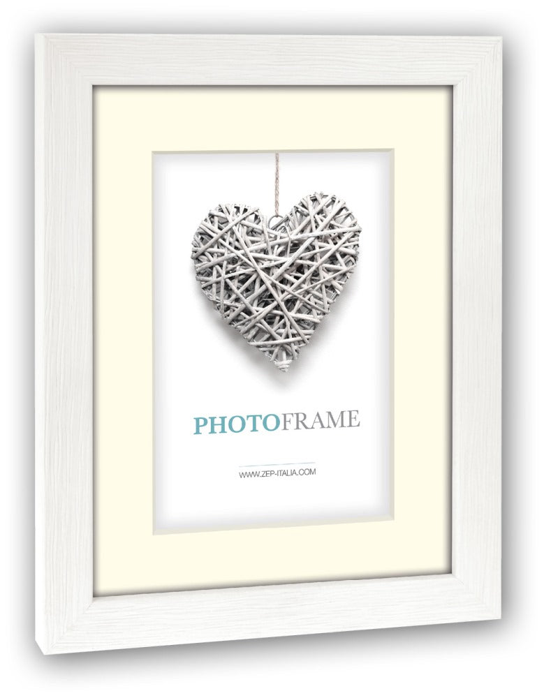 Zep Fotoramme V32234 Regent 4 Hvid 15x20 / 20x30 cm