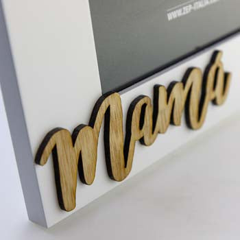 Zep Cornice portafoto MM465ES Mama Es bianca 10x15 cm — 3