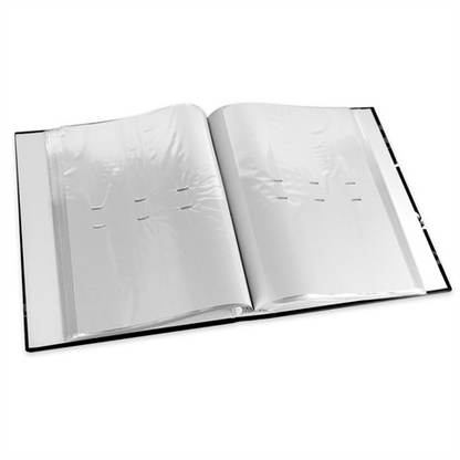 Zep Kuvataskuilla Albumi EB57100B Umbria Musta mallille 100 Valokuvat 13x19 cm — 2