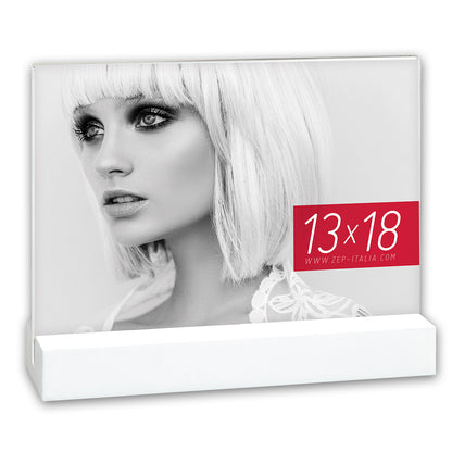 Zep cornice portafoto Acrilico AQ646W Dresda bianca 10x15 cm