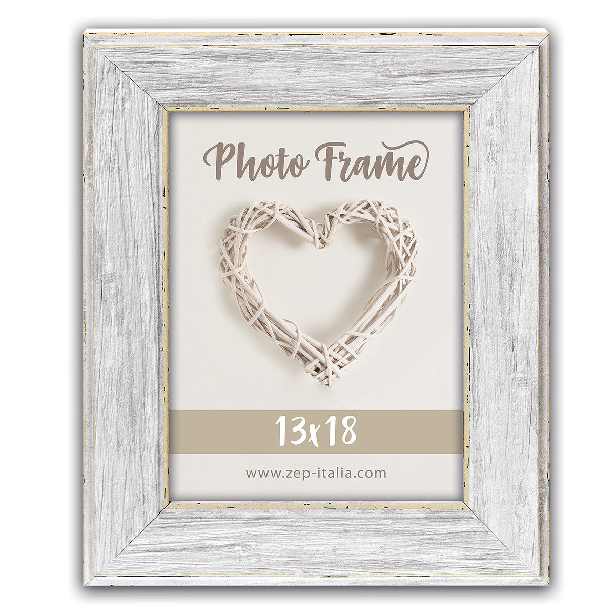 Zep fotoramme BE457 Todi Hvid 13x18 cm