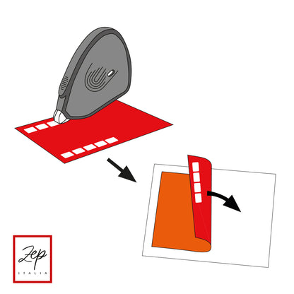Zep album fotografico BX650 Adesivi 8x12mm - 650 Pezzi — 6