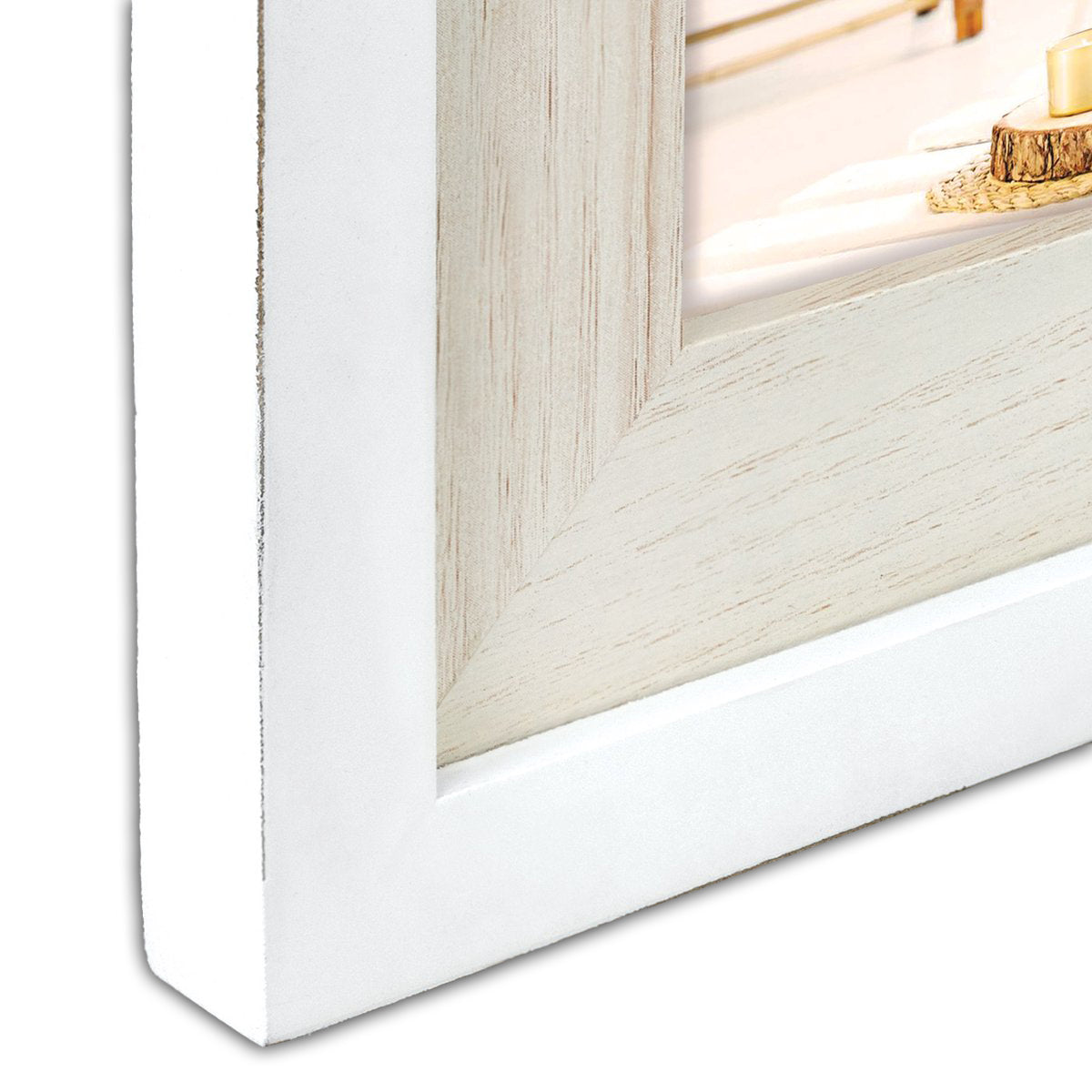 Zep Valokuvakehys NQ22W Arlon Valkoinen 2Q 2x10x15 cm — 3