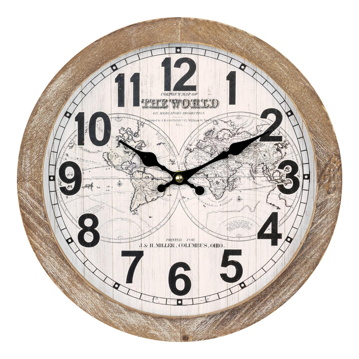 Zep Orologio decorativo da parete Yvonne HHC535 30x6.5 cm